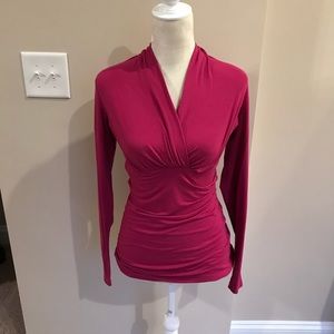 CAbi plum blouse